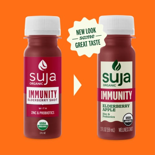Suja Organic Immunity Elderberry Apple Shot Perspective: bottom