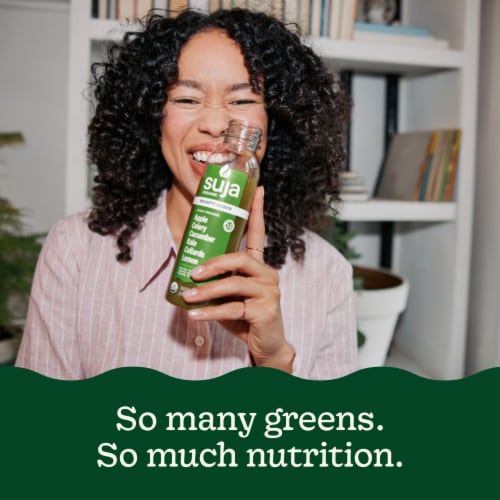 Suja Organic Celery Cold Pressed Juice Drink Perspective: bottom