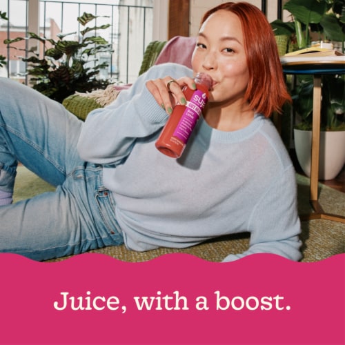 Suja Organic Gut Health Elderberry Ginger Cold Pressed Juice Drink Perspective: bottom