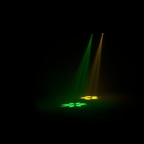 ADJ Pocket Pro Pak DJ LED Moving Stage Lighting Heads Set with F4 PAR Padded Bag Perspective: bottom