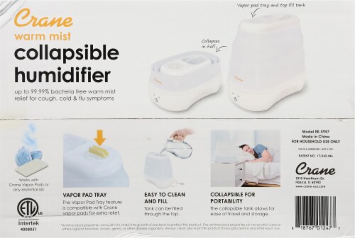 Crane Warm Mist Humidifier for Medium to Small Rooms Perspective: bottom