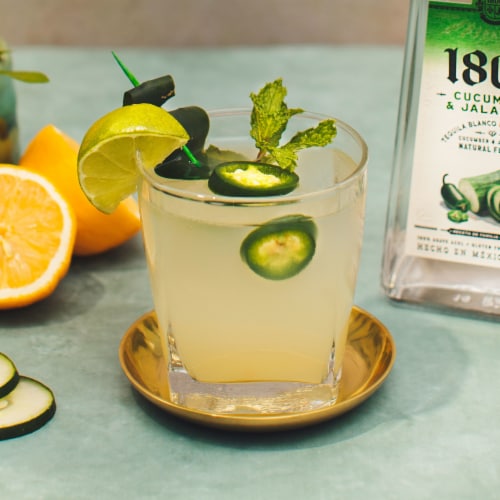 1800® Cucumber & Jalapeño Tequila Perspective: bottom