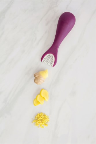 Talisman Designs Ginger Peeler & Grater, Purple Perspective: bottom