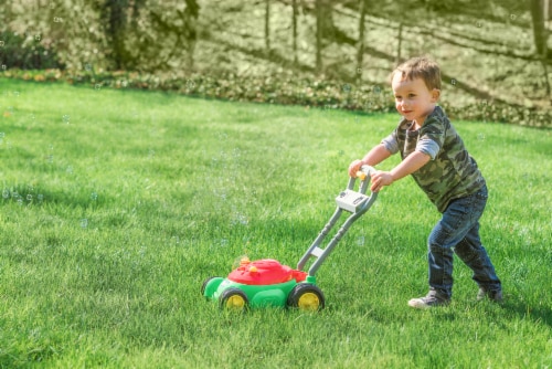 Maxx Bubbles™ Bubble 'N' Go Mower Perspective: bottom