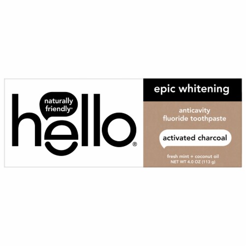 hello Epic Whitening Charcoal Toothpaste with Fluoride in Fresh Mint Perspective: bottom