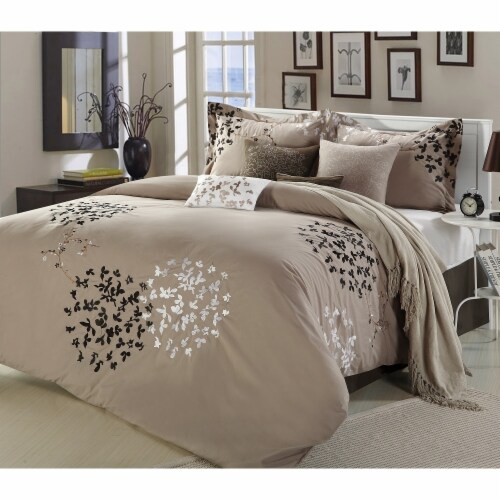 Chic Home Cheila 8 Piece Embroidered Comforter Set Beige King King Smith s Food and Drug