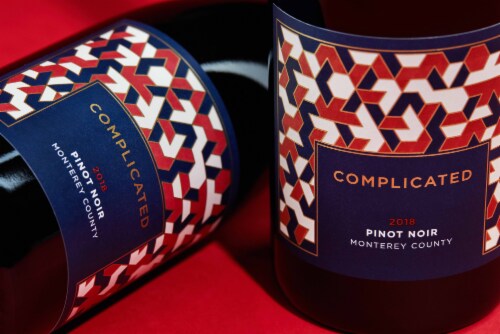 Complicated Pinot Noir California Red Wine 750 ml Perspective: bottom