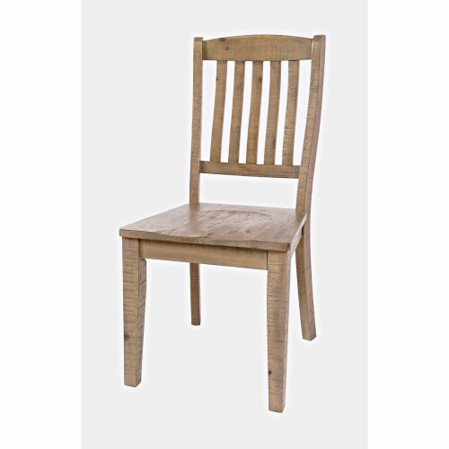 Carlyle Crossing Solid Pine Slatback Dining Chair (Set Of 2) Perspective: bottom