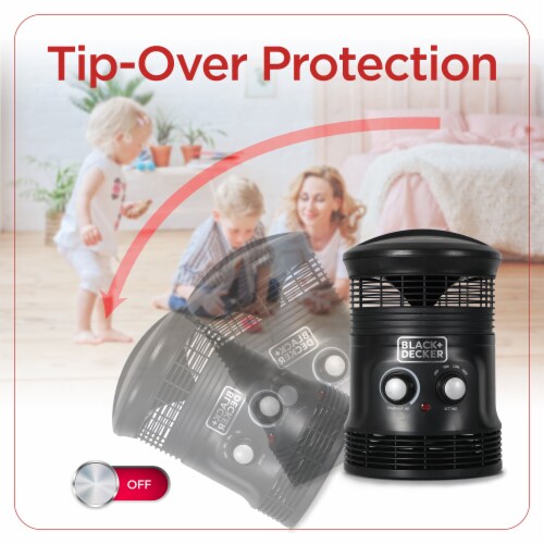 Black and Decker 360° Surround Heater + Fan Perspective: bottom