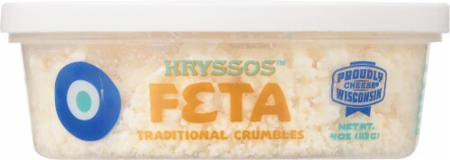 The Kryssos Co. Traditional Style Crumbled Feta Cheese Perspective: bottom