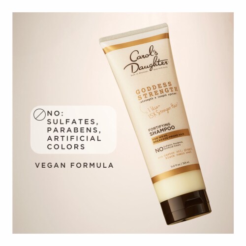 Carol's Daughter Goddess Strength Fortifying Shampoo Sulfate Free For Weak, Breakage Prone Hair Perspective: bottom