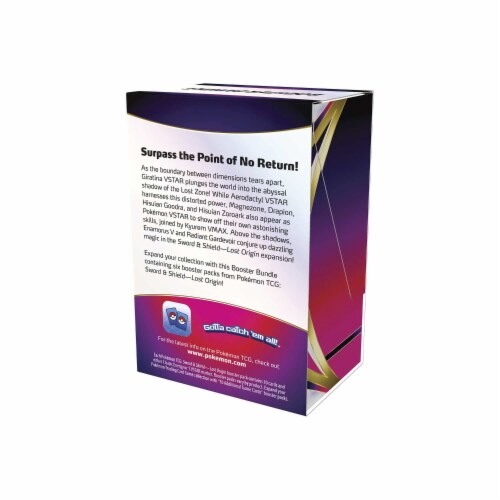 Pokemon Ss11 Lost Origin Booster Bundle Pack Perspective: bottom