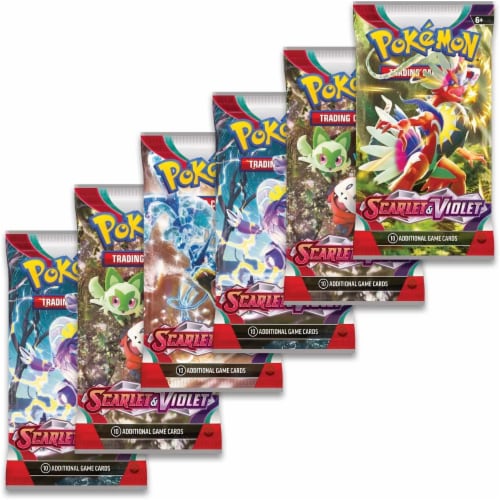 Pokémon Scarlet & Violet Booster Bundle Trading Card Game Perspective: bottom