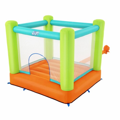 Bestway Jump And Soar Outdoor Indoor Inflatable Bounce House with Air Pump & Bag Perspective: bottom
