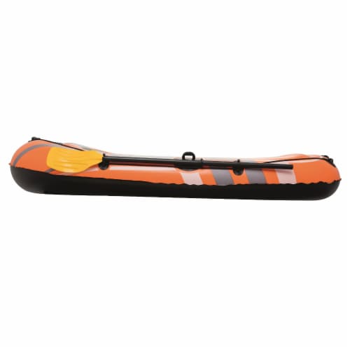 Bestway Kondor 2000 77 x 45 Inch Inflatable Raft Boat Set with Oars and Pump Perspective: bottom