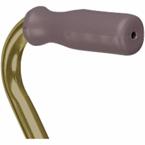 Drive Medical Foam Grip Four Point Cane Perspective: bottom