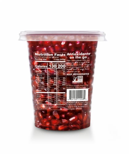 POM Wonderful Pomegranate Arils, Ready to Eat Pomegranate Seeds Perspective: bottom