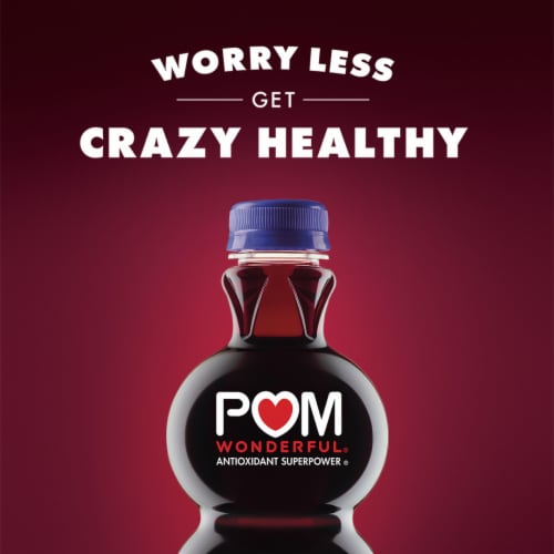 POM Wonderful 100% Pomegranate Juice, 8 Ounce Perspective: bottom