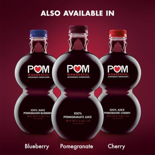 POM Wonderful 100% Juice, Pomegranate Blueberry, 48 Ounce Perspective: bottom