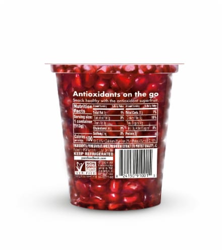 POM Wonderful Pomegranate Arils, Ready to Eat Pomegranate Seeds Perspective: bottom