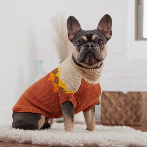 GF PET Fireside Dog Sweater Chili 2X Small 2X Small Harris Teeter