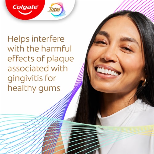 Colgate Total Plaque Pro Release Whitening Toothpaste Perspective: bottom