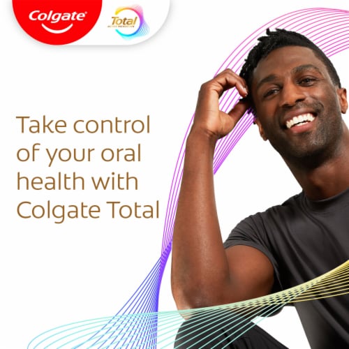 Colgate Total Plaque Pro Release Fresh Mint Toothpaste Perspective: bottom