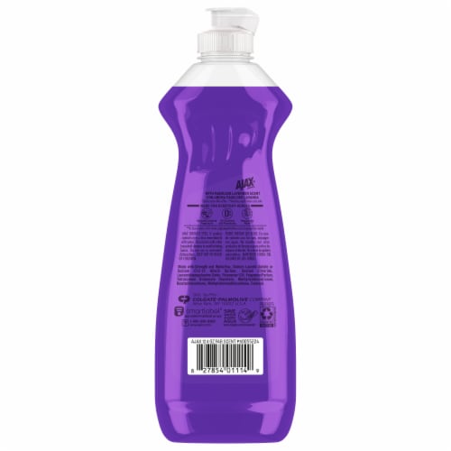 Ajax Ultra with Fabuloso Lavender Scent Liquid Dish Soap Perspective: bottom