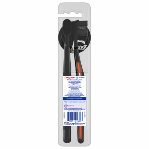 Colgate Total Active Prevention Whitening Toothbrush Soft Toothbrush Perspective: bottom