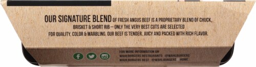Wahlburgers Famous Gourmet Blend Ground Beef Patties Perspective: bottom