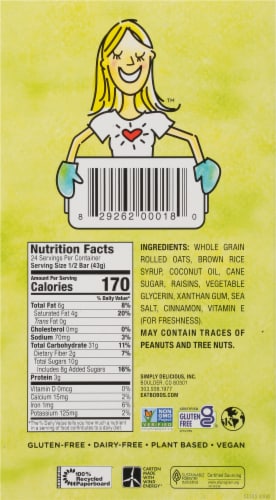 Bobo's® All Natural Cinnamon Raisin Oat Bars Perspective: bottom