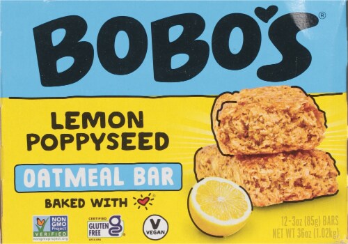 Bobo's® Lemon Poppyseed Oat Bars Perspective: bottom