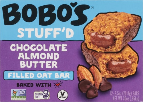 Bobo's® Stuff'd Chocolate Almond Butter Oat Bars Perspective: bottom