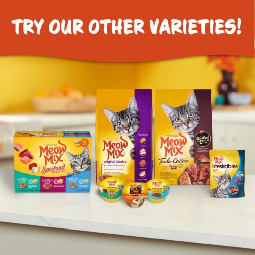 Meow Mix Irresistibles Cat Treats, Soft With Salmon Perspective: bottom