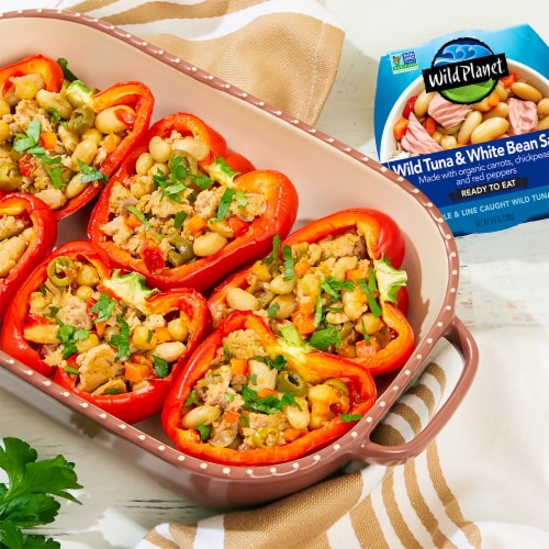 Wild Planet Ready to Eat Tuna White Bean Salad Bowl Perspective: bottom
