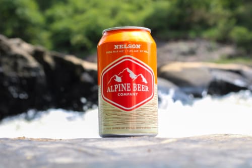 Alpine Beer Company Nelson IPA 6-pk 12oz Cans Perspective: bottom