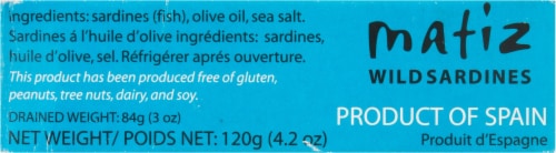 Matiz Wild Sardines in Spanish Olive Oil Perspective: bottom