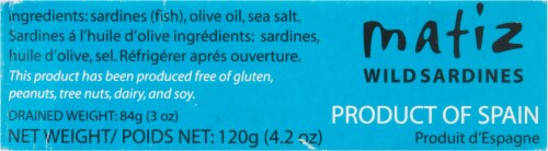 Matiz Wild Sardines in Spanish Olive Oil Perspective: bottom