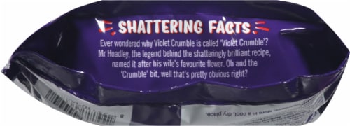 Nestle Violet Crumble® Honeycomb Milk Chocolate Cubes Perspective: bottom