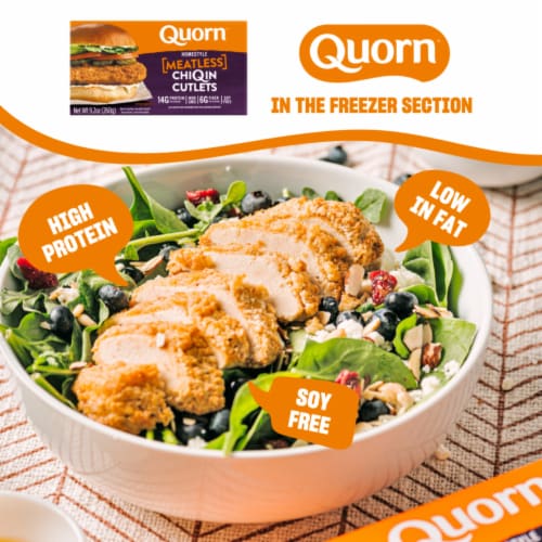 Quorn™ Kickin' Meatless ChiQin Cutlets Perspective: bottom