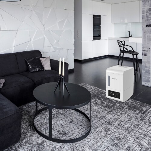 BONECO S250 Large Room Steam Humidifier with Hand Warm Mist and Digital Display Perspective: bottom
