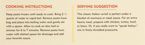 Parla® Cheese Ravioli Perspective: bottom