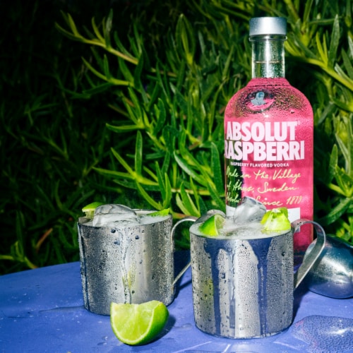 Absolut Raspberri Flavored Vodka Perspective: bottom