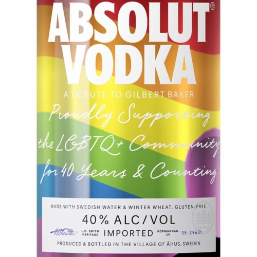 Absolut Vanilia Vanilla Flavored Vodka, 750 mL - Baker's