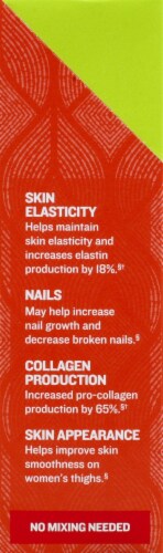 Reserveage Nutrition Sour Apple Collagen Candy Dietary Supplement Sticks Perspective: bottom