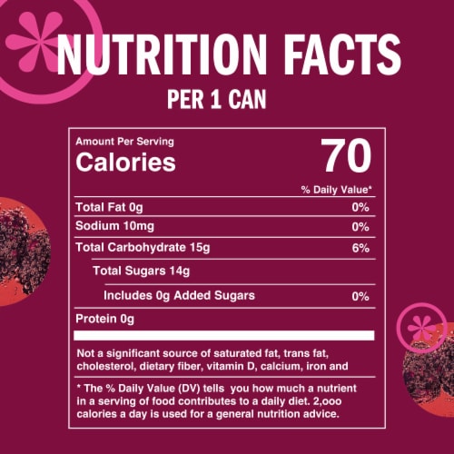IZZE No Sugar Added Blackberry Sparkling Juice Beverage Blend Perspective: bottom