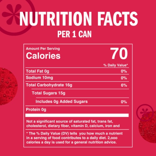 IZZE No Sugar Added Pomegranate Sparkling Juice Beverage Blend Perspective: bottom