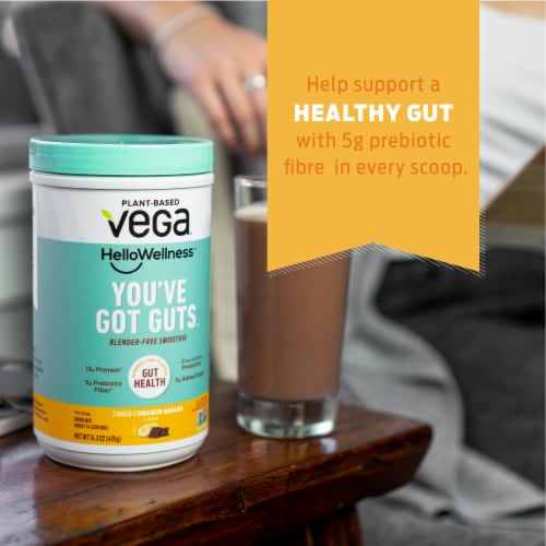 Vega® Hello Wellness™ Choco Cinnamon Banana Blender Free Smoothie Perspective: bottom