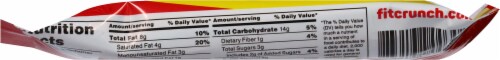 Robert Irvine's Fit Crunch® Chocolate Peanut Butter Whey Protein Bars Perspective: bottom
