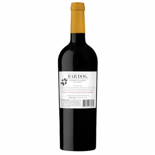 Bar Dog Cabernet Sauvignon Red Wine Perspective: bottom